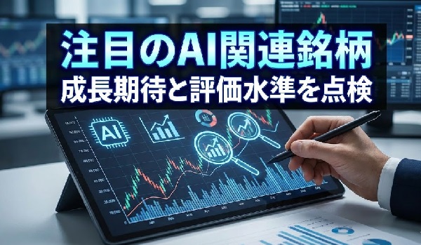 注目のAI関連銘柄　成長期待と評価水準を点検